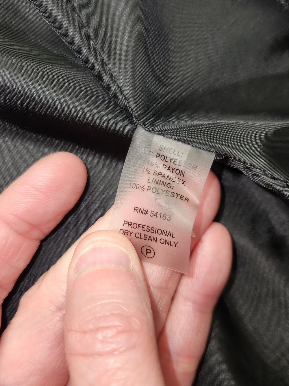 ⭐️Calvin Klein Draped Ruffle Jacket Office Professional No Size Tag See Pictures - Picture 7 of 10
